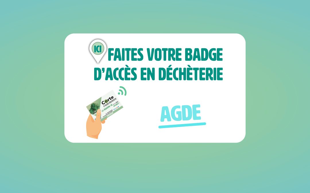 Agde : mise en place du contrôle d’accès en déchèterie