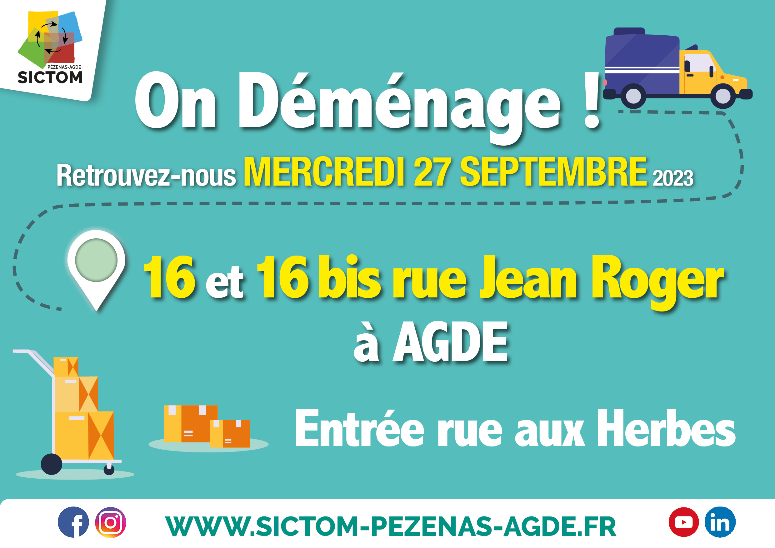 affiche déménagement