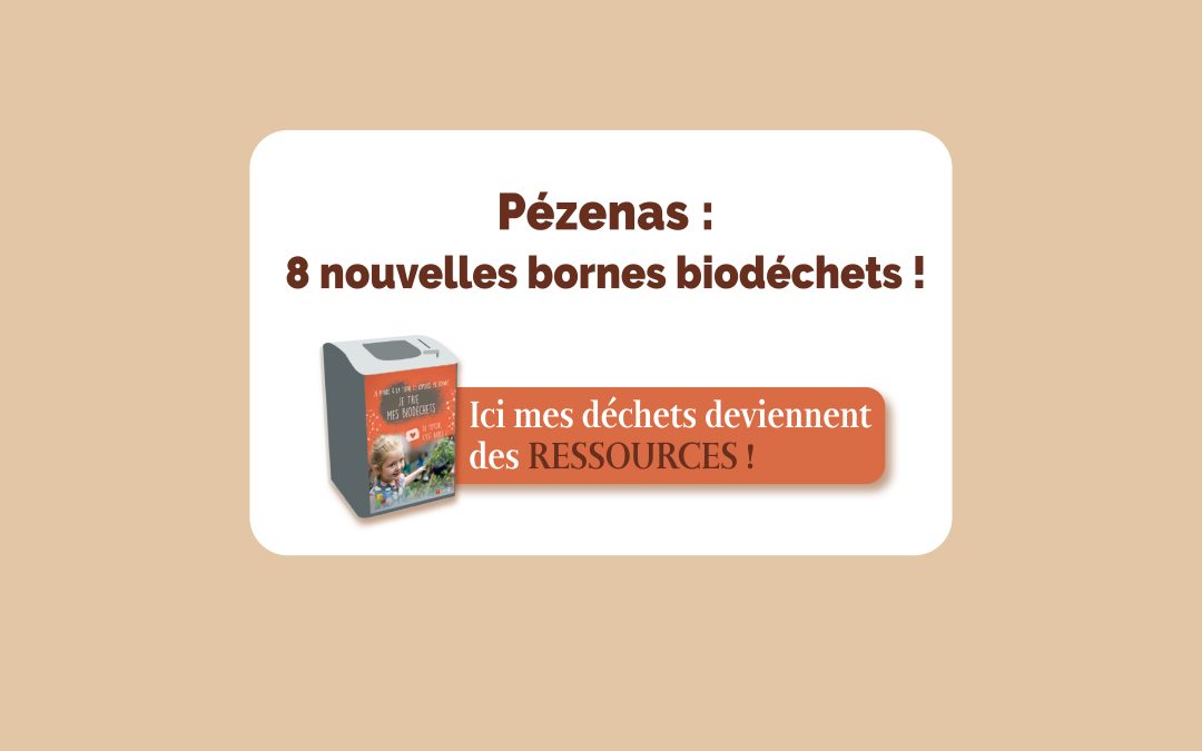 Pézenas : 8 nouvelles bornes biodéchets