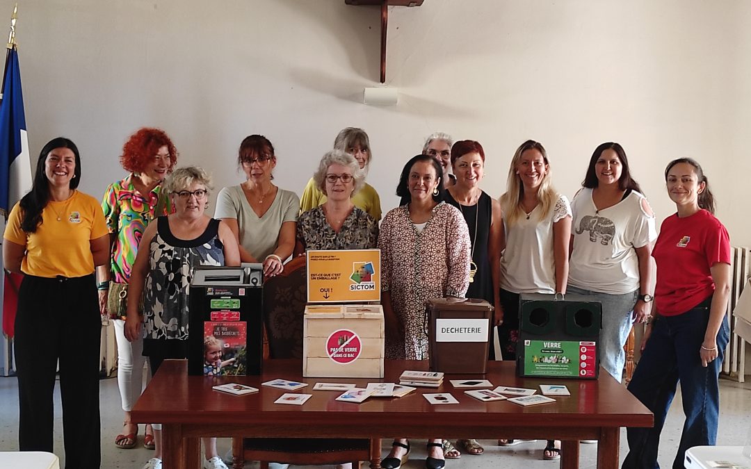 Sensibilisation au tri : les aides à domicile de Pézenas jouent le jeu !