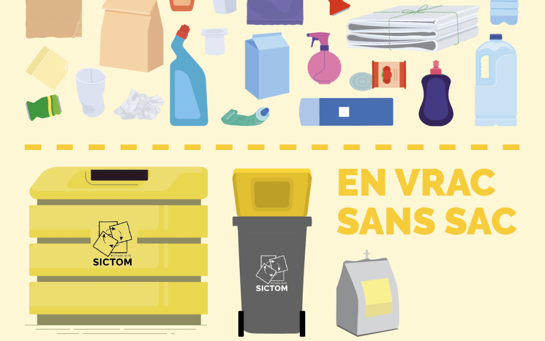 Je trie mes emballages et papiers