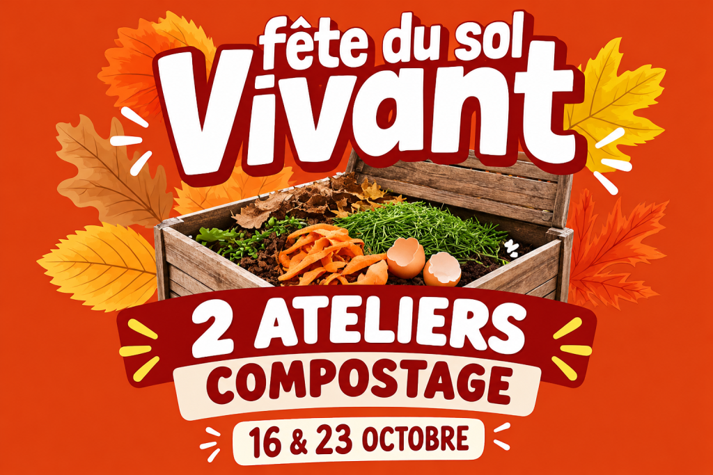 Fête du Sol Vivant : 2 ateliers compostage à Faugères et Espondeilhan