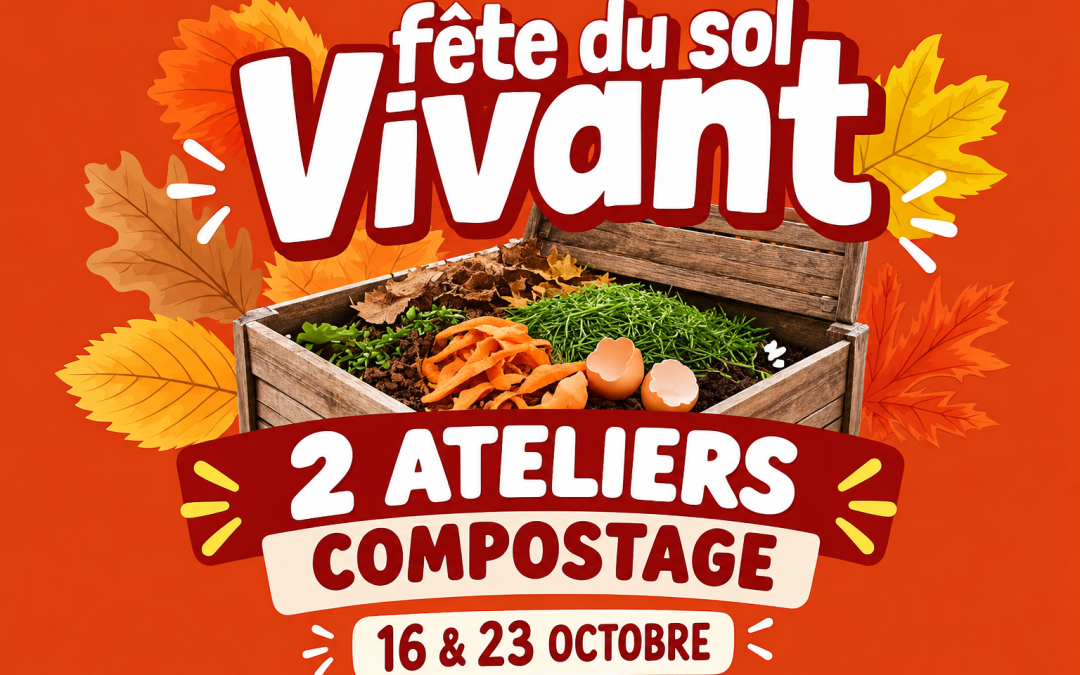 Fête du Sol Vivant : 2 ateliers compostage à Faugères et Espondeilhan